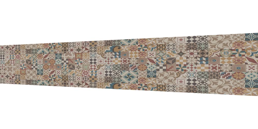 Image of Splashwall Brown / Blue / Yellow / Red Alloy Splashback 2440mm x 750mm x 4mm 