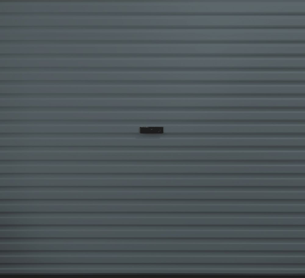 Image of Gliderol 7' 7" x 7' Non-Insulated Steel Roller Garage Door Iron Grey 