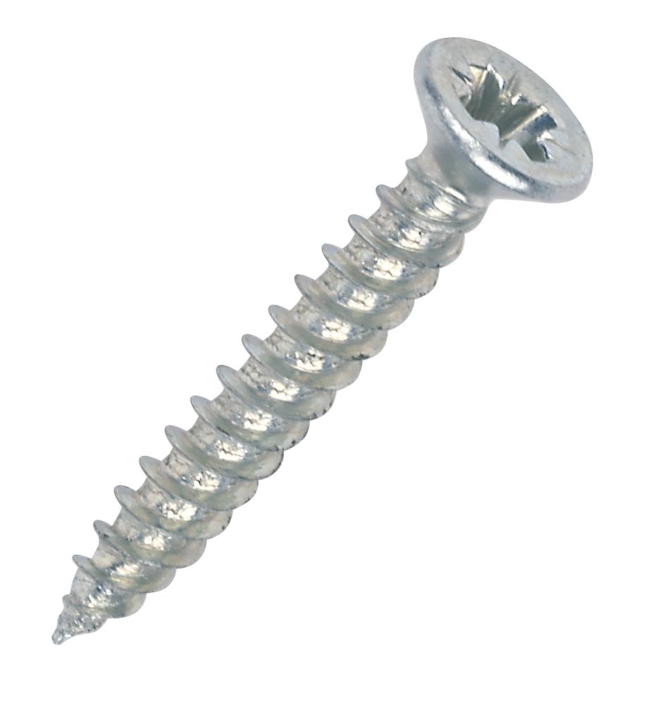Image of Quicksilver PZ Double-Countersunk Self-Tapping Woodscrews 10ga x 1" 200 Pack 