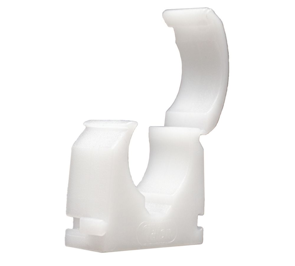 Image of Talon 22mm Hinged Clip White 100 Pack 