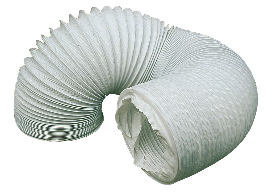 Image of Manrose PVC Flexible Ducting Hose White 1m x 100mm 