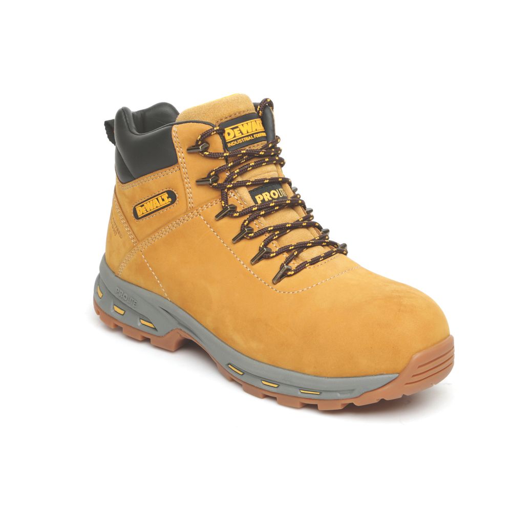 Image of DeWalt Reno Safety Boots Wheat Size 10 