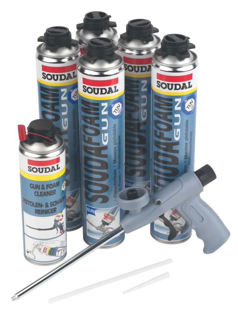 Image of Soudal Window & Door Installation Foam Kit Gun Grade 