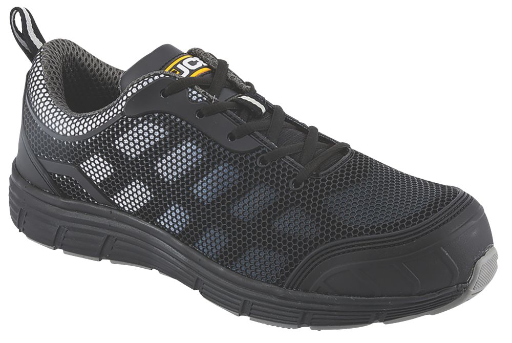 Image of JCB Cagelow Safety Trainers Black Size 7 