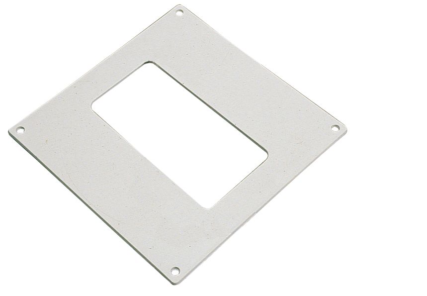 Image of Manrose Rectangular Wall Plate White 100mm 