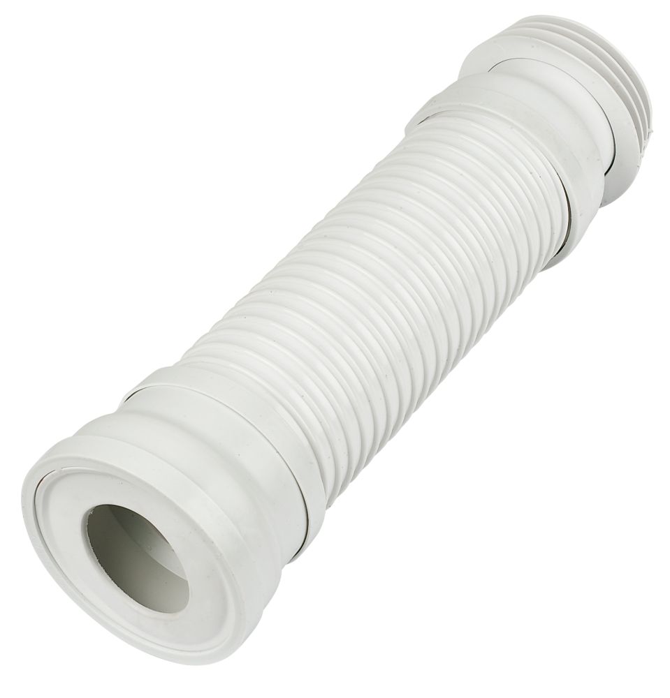 Image of FloPlast Flexible Straight Connector White 160-300mm 