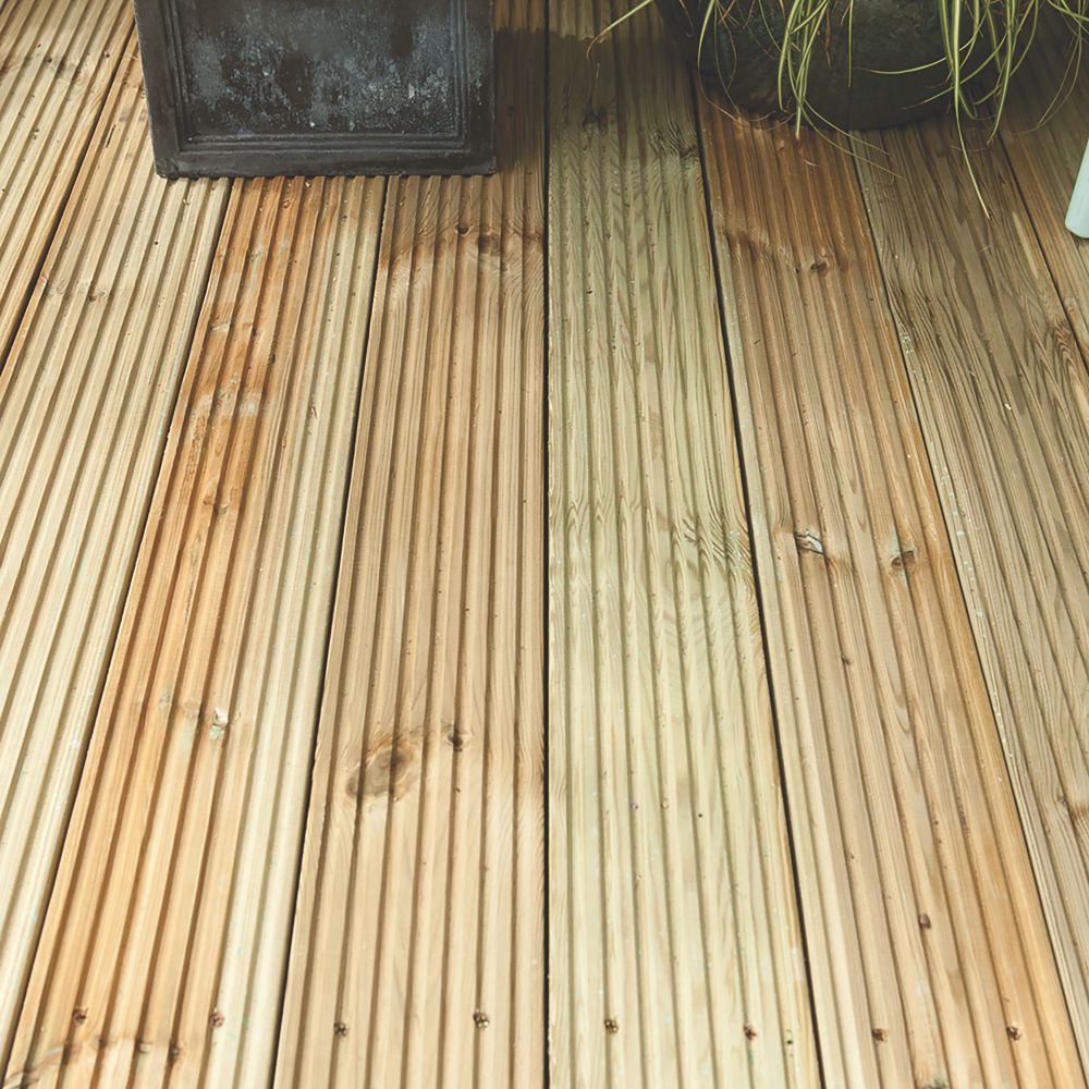 Image of Forest Deck Boards 2.4m x 0.12m x 19mm 20 Pack 