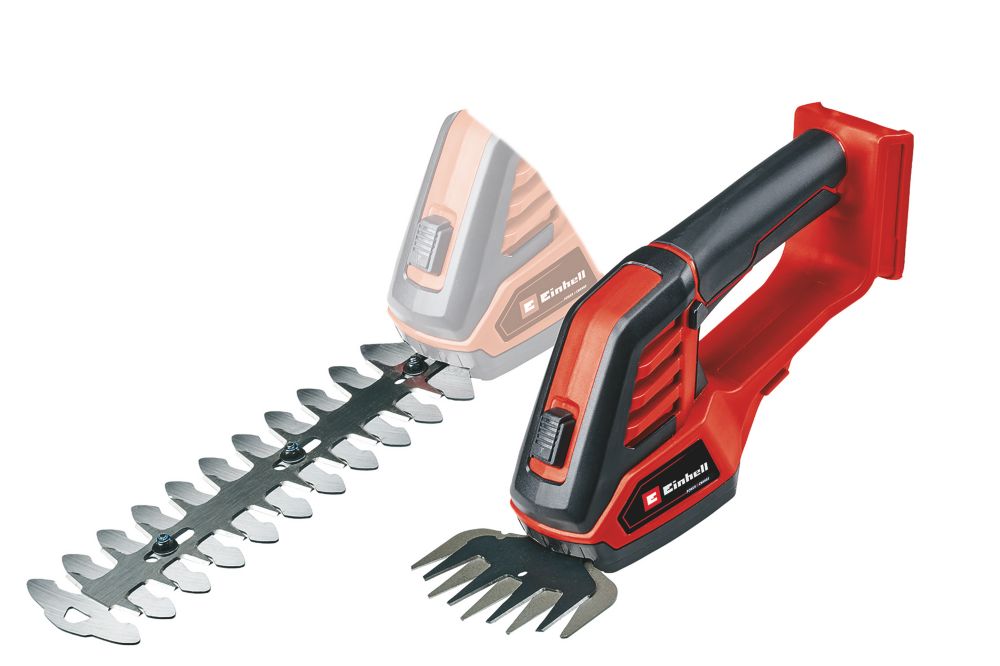Image of Einhell GE-CG 18/100 Li-Solo 18V Li-Ion Power X-Change Cordless Grass & Hedge Shears - Bare 