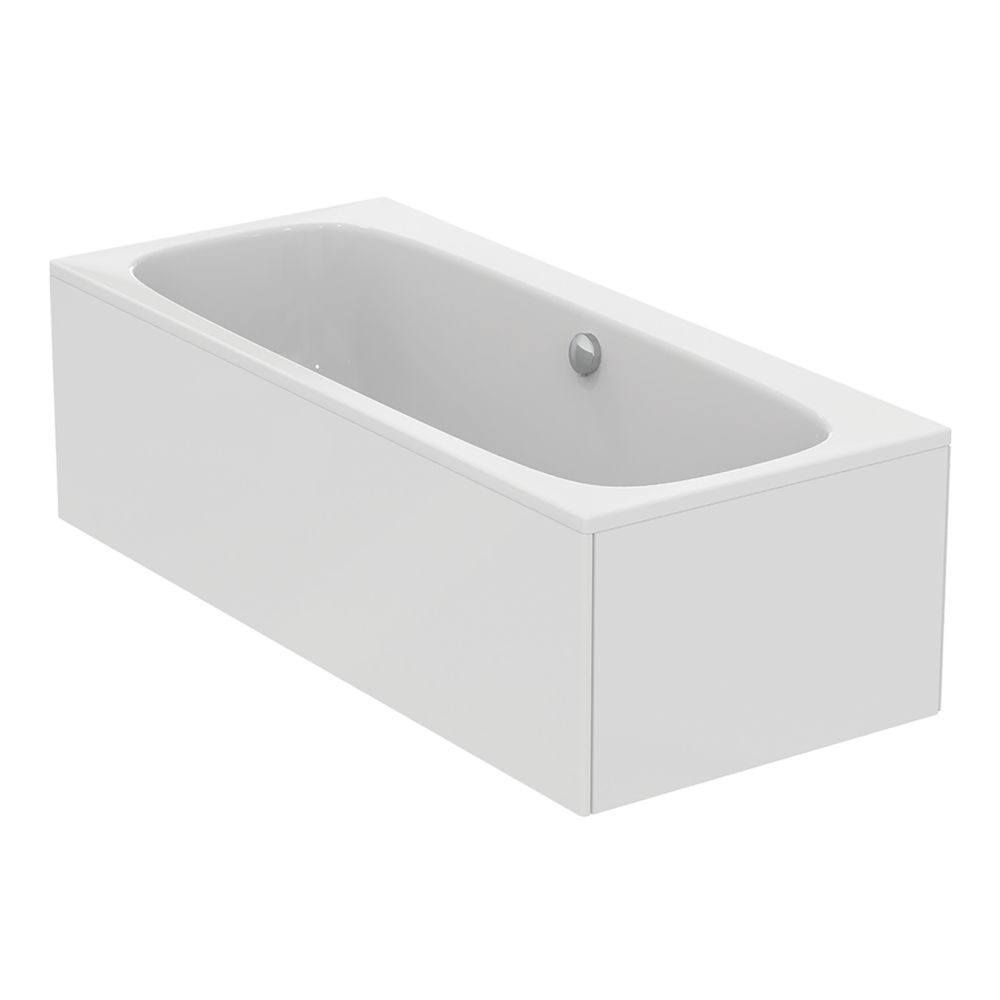 Image of Ideal Standard i.life Double-Ended Bath Acrylic No Tap Holes 1800mm 