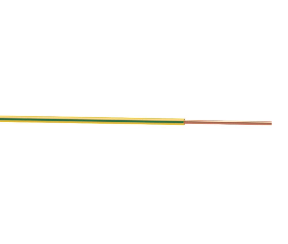 Image of Time 6491X Green/Yellow 1-Core 2.5mmÂ² Conduit Cable 25m Drum 