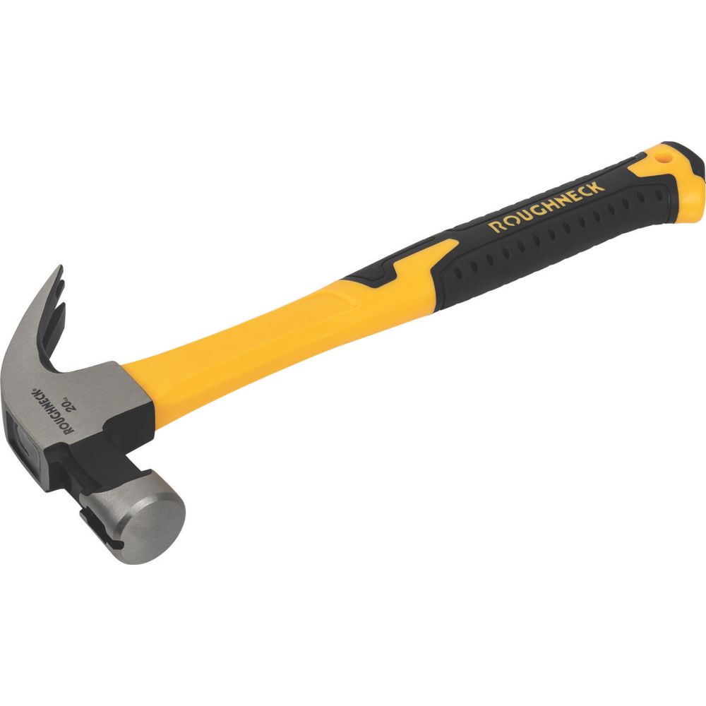 Image of Roughneck Fibreglass Claw Hammer 20oz 