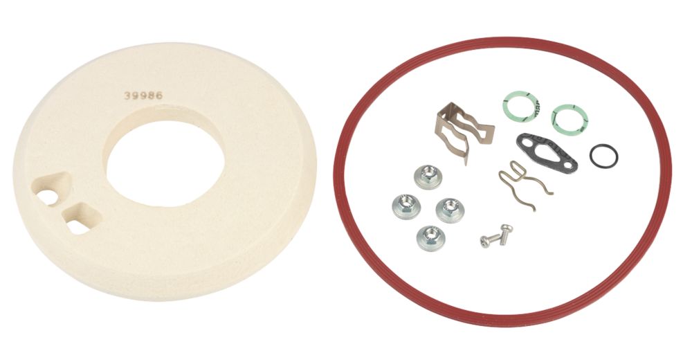 Image of Baxi 7221850 616 Burner Front Plate Post Insulation 