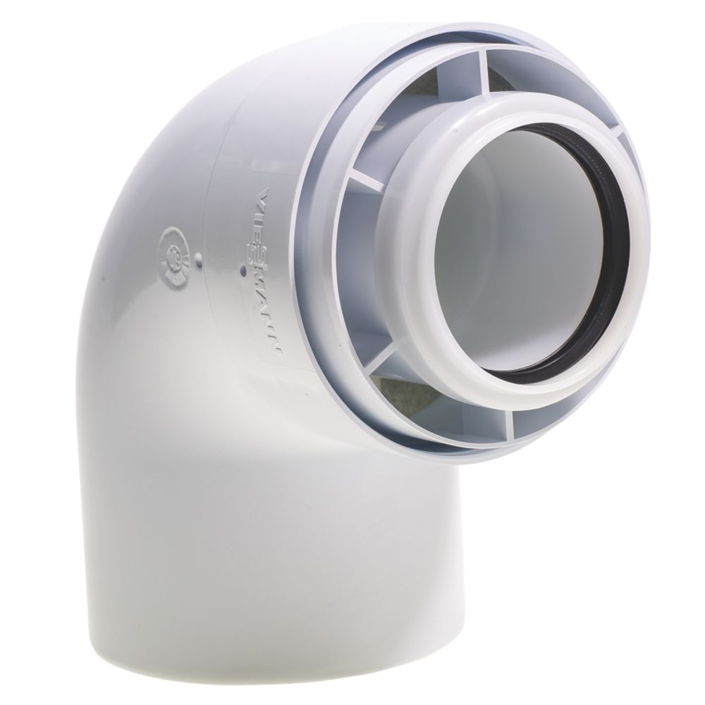 Image of Viessmann Flue Elbow 60/100mm 87Â° 