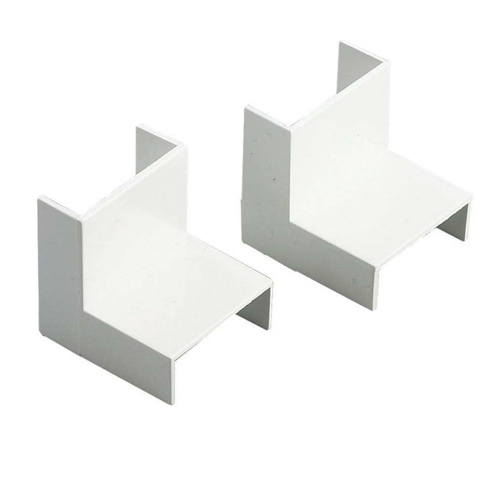 Image of Deta TTE Internal Trunking Angles 38mm x 16mm 2 Pack 