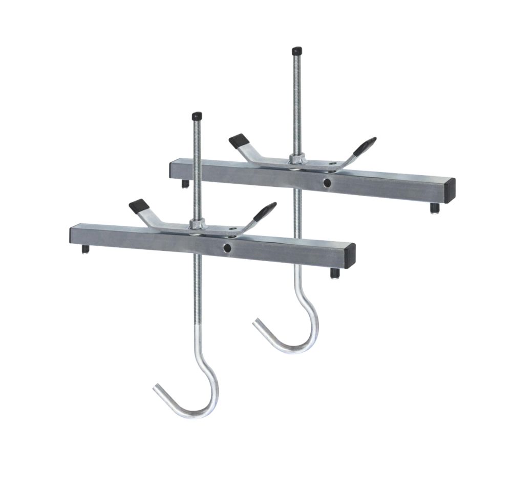 Image of Mac Allister Universal Ladder Clamps for Vehicles 2 Pack 