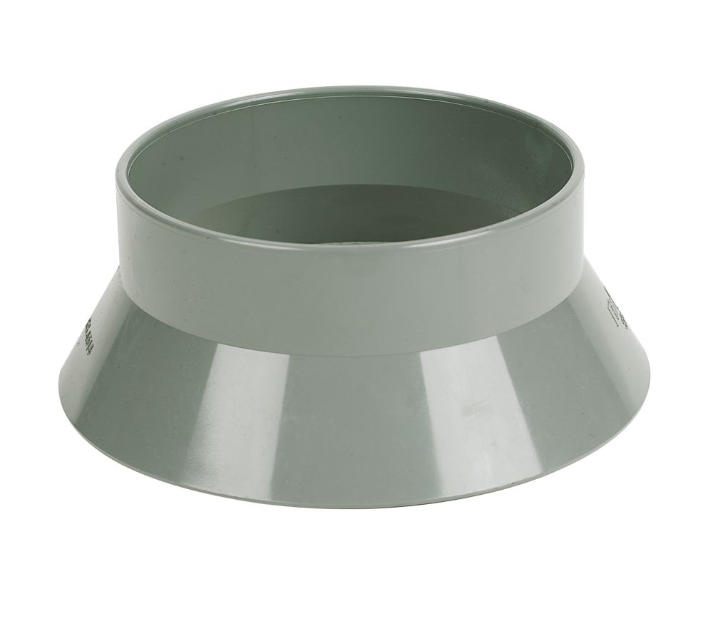 Image of FloPlast Solvent Weld End Ventilation Collar Grey 110mm 