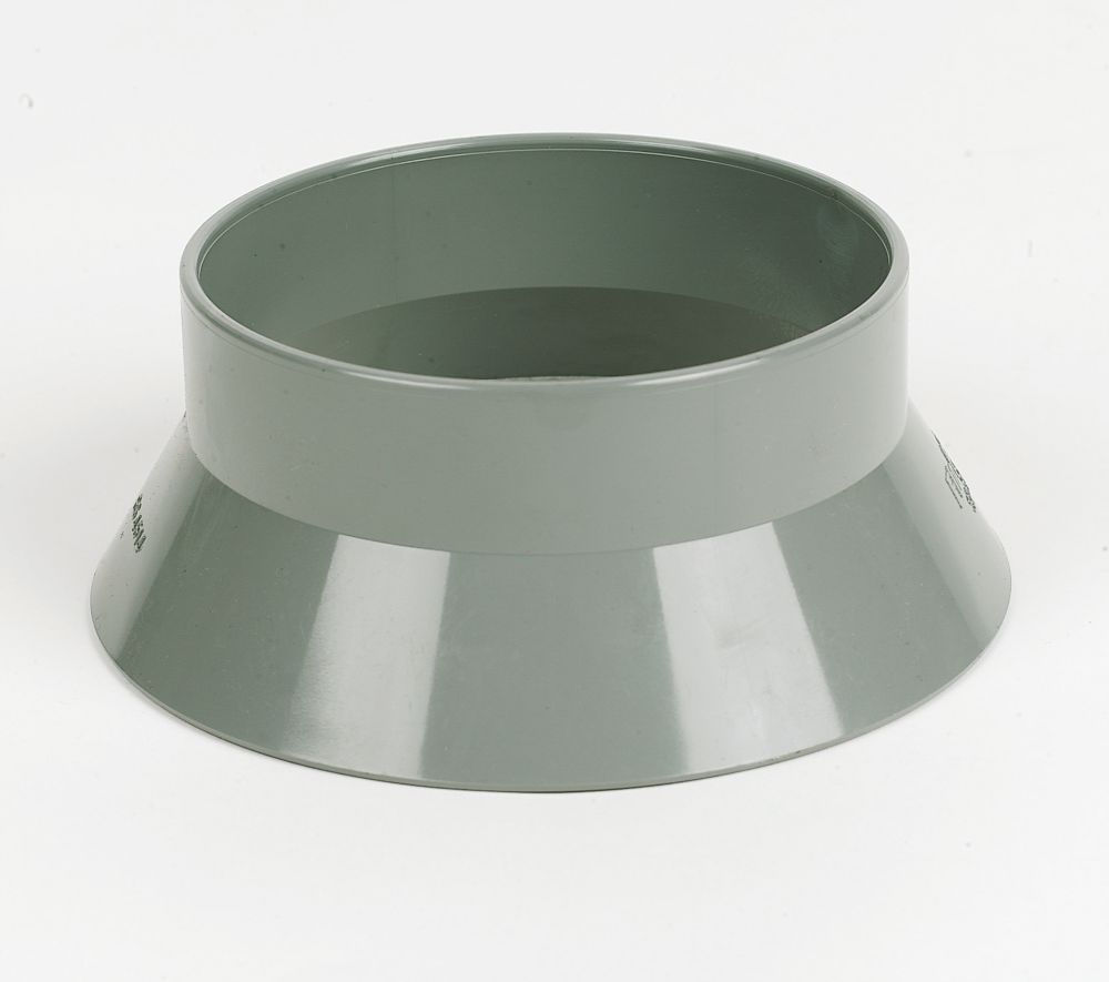 Image of FloPlast Solvent Weld End Ventilation Collar Grey 110mm 