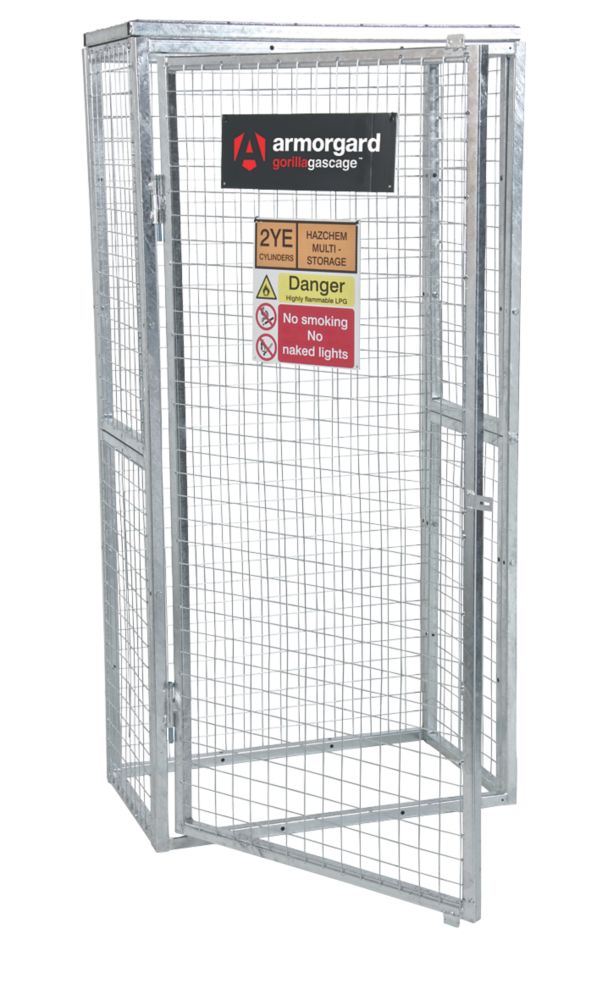 Image of Armorgard Gorilla Gas Cage Silver 912mm x 566mm x 1831mm 