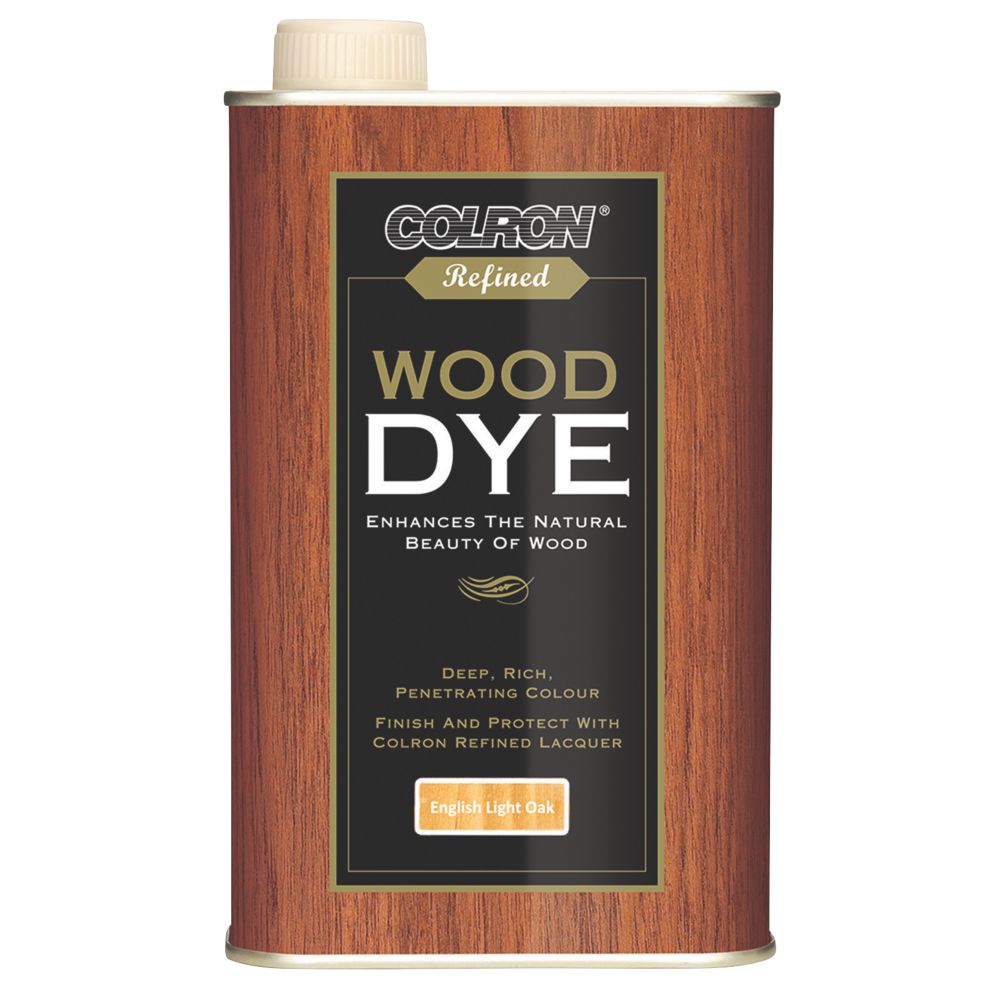 Image of Colron Wood Dye English Light Oak 250ml 