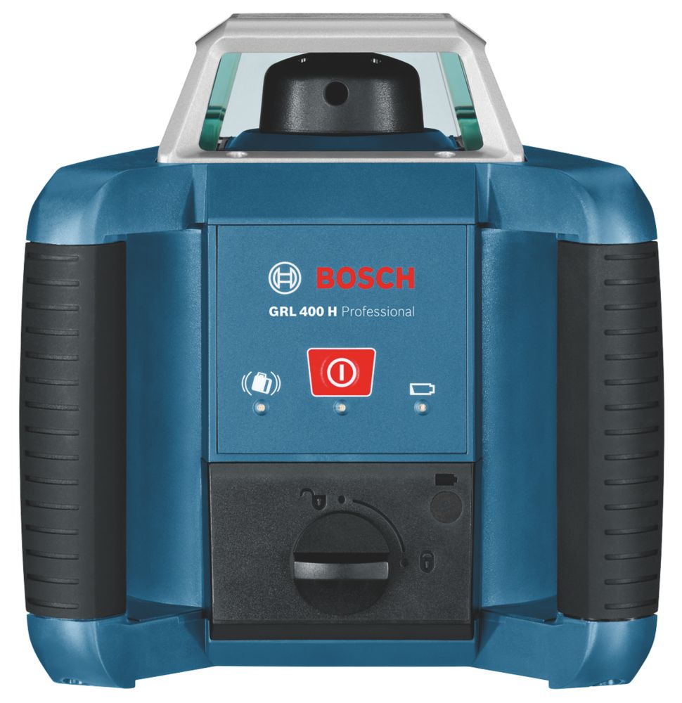 Image of Bosch GRL400 Red Self-Levelling Rotary Laser Level With Receiver 