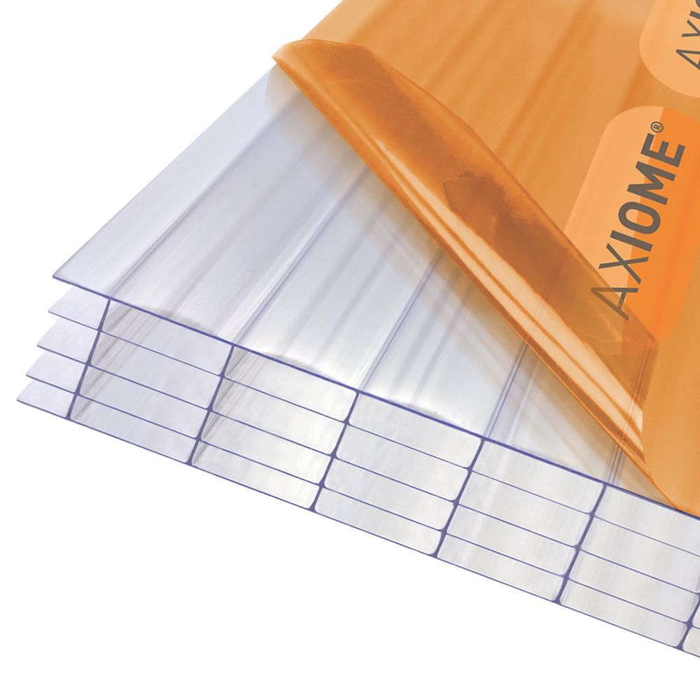 Image of Axiome Fivewall Polycarbonate Sheet Clear 1000mm x 25mm x 5000mm 