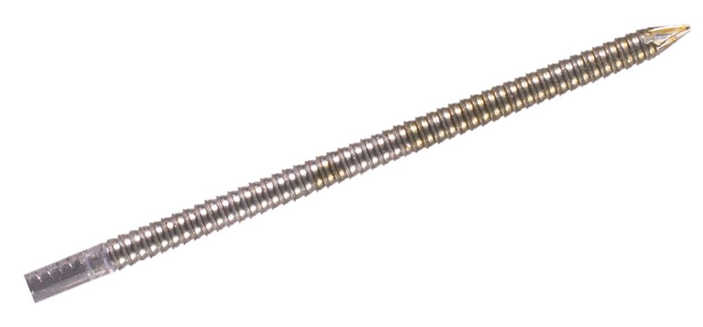 Image of Milwaukee Bright 34Â° D-Head Ring Shank Collated Nails 3.1mm x 90mm 2200 Pack 
