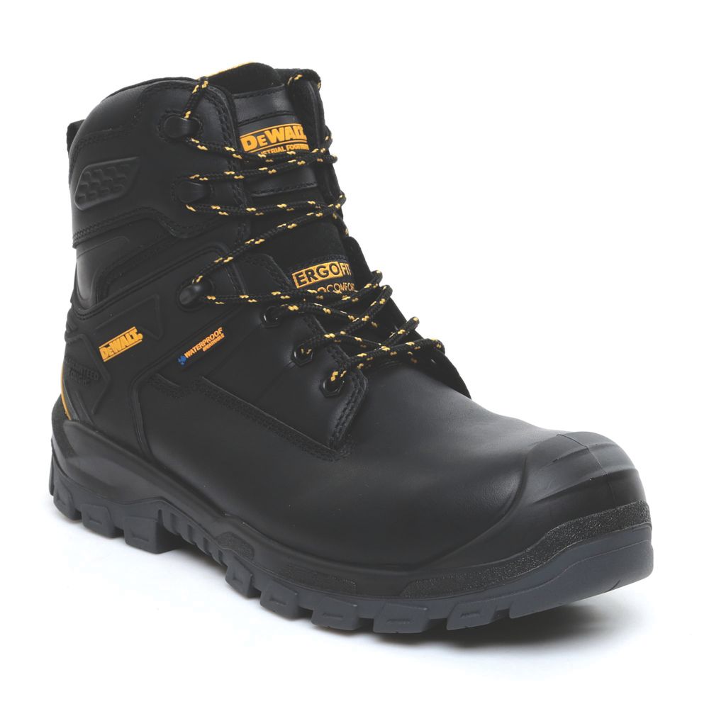 Image of DeWalt Springfield Metal Free Safety Boots Black Size 9 