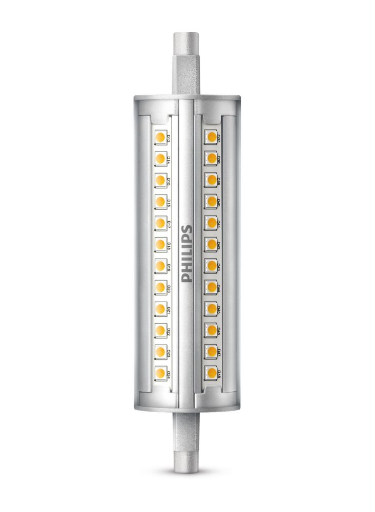 Image of Philips R7s Stick LED Light Bulb 1600lm 14W 118mm 
