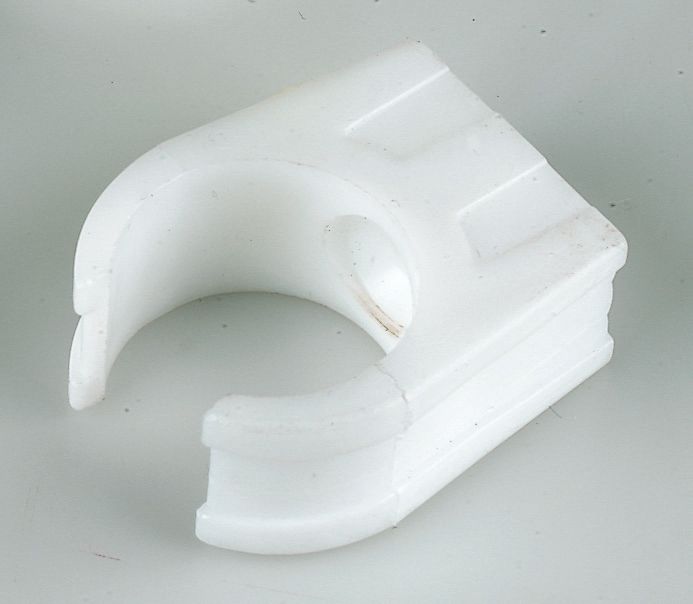 Image of FloPlast Waste Pipe Clips White 21.5mm 10 Pack 