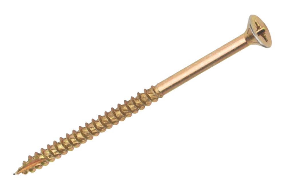 Image of TurboGold PZ Double-Countersunk Multipurpose Screws 6mm x 100mm 100 Pack 