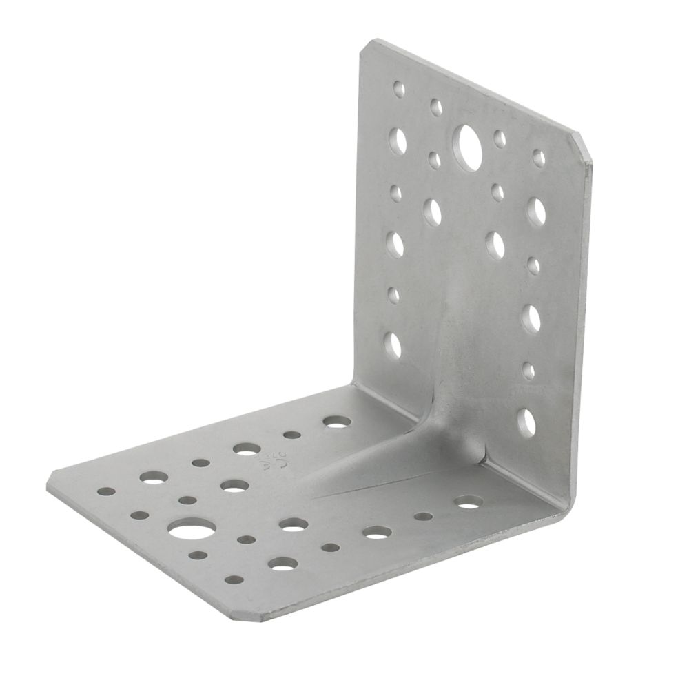 Image of Magnodur Angle Brackets Matt Steel 70mm x 70mm x 55mm 10 Pack 