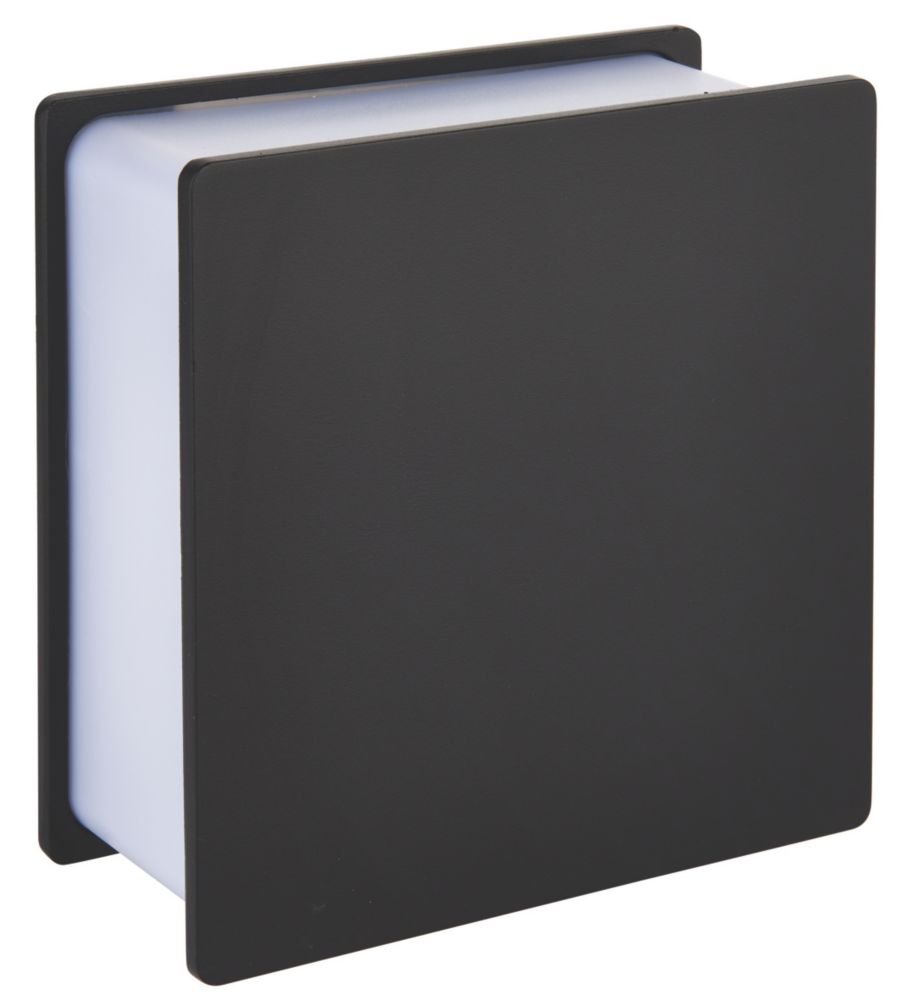 Image of Alba Outdoor LED Wall Light Black 12W 700lm 