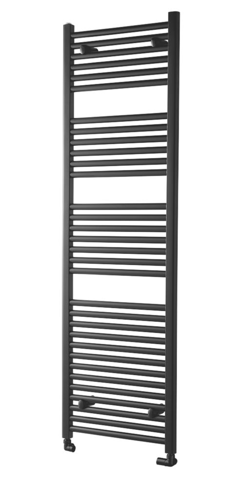 Image of Towelrads Pisa Premium Towel Radiator 1800mm x 600mm Anthracite 3484BTU 