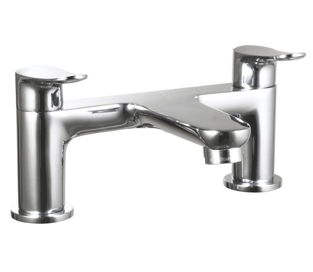Image of Bristan Ertz Deck-Mounted Bath FIller Chrome 