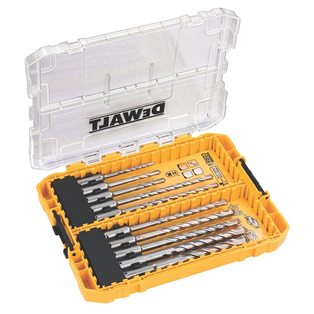 Image of DeWalt SDS Plus Shank Drill Bit Set 10 Pieces 