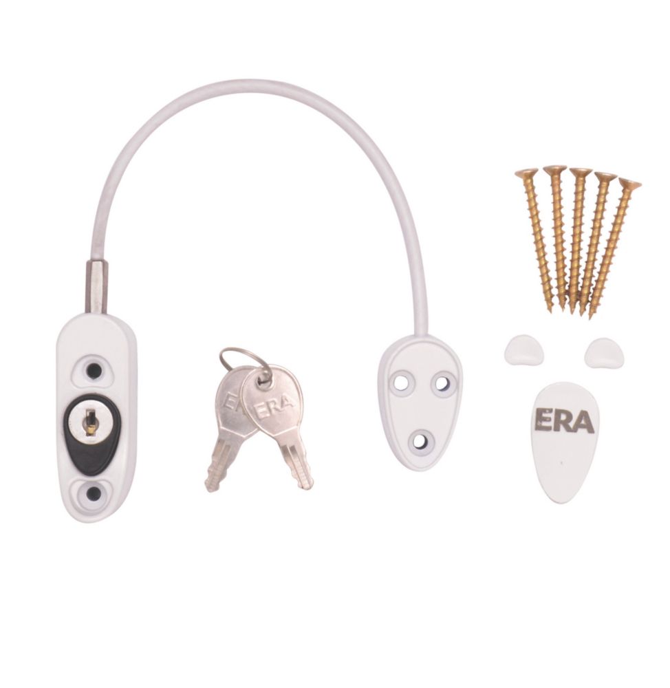 Image of ERA Safety Locking Restrictor White 89mm 