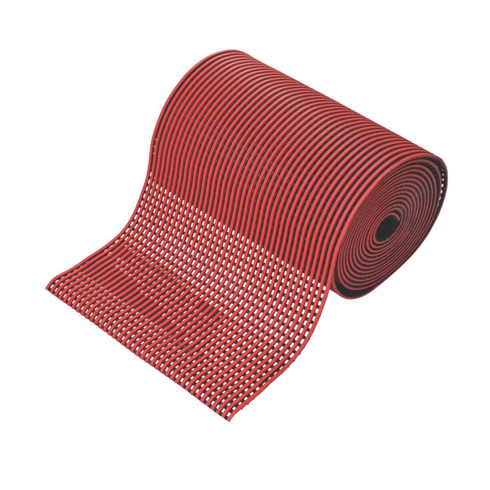 Image of COBA Europe Deckstep Anti-Slip Floor Mat Red 5m x 1.2m x 11.5mm 