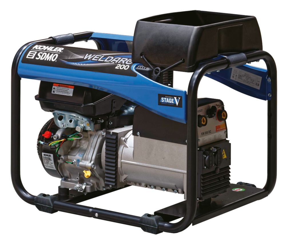 Image of Kohler Weldarc200 C5 4kW 200A DC Portable Generator & Welding Set 110 / 230V 