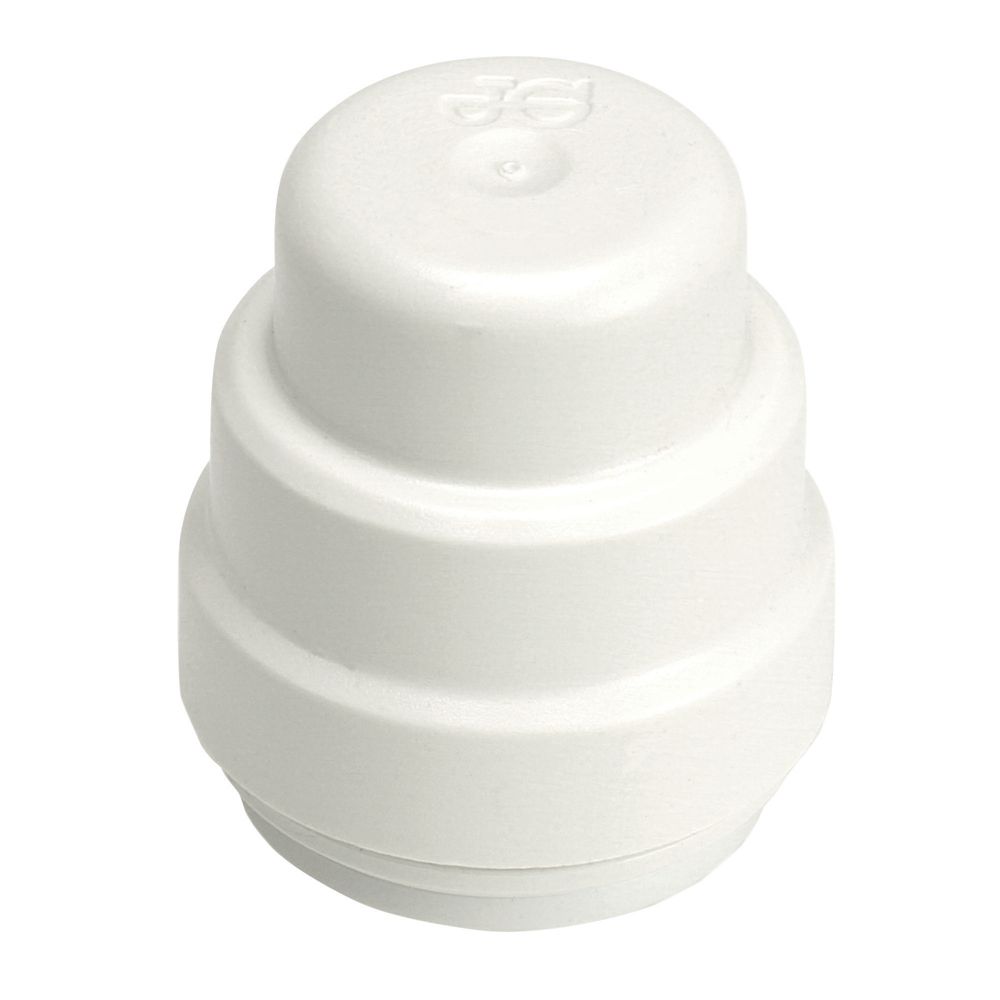 Image of JG Speedfit Plastic Push-Fit Stop Ends 10mm 10 Pack 