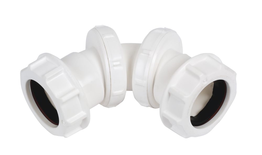 Image of FloPlast WC14 Universal Compression Waste Adjustable Bend 90Â° 32mm 