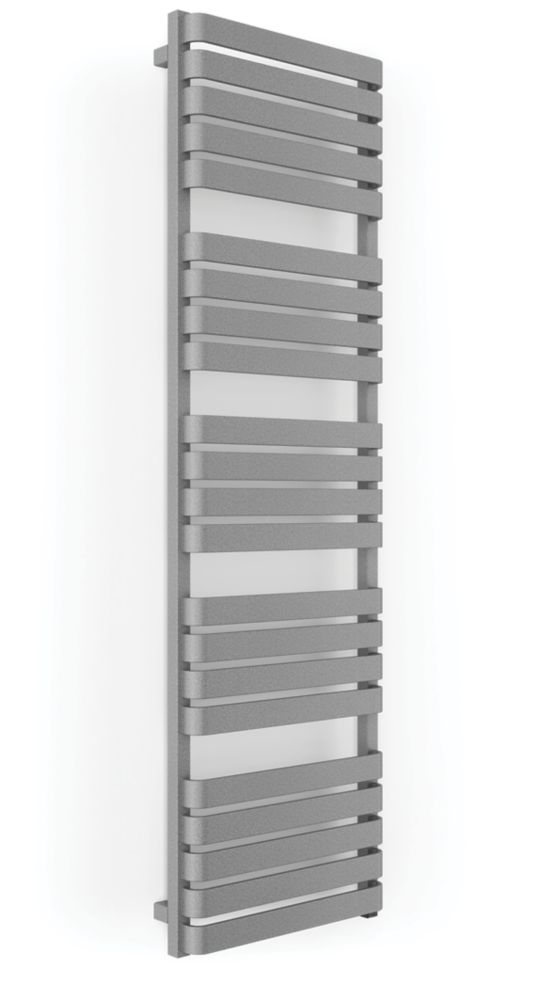 Image of Terma Warp T One Electric Towel Rail 1695mm x 500mm Grey / Silver 2728BTU 