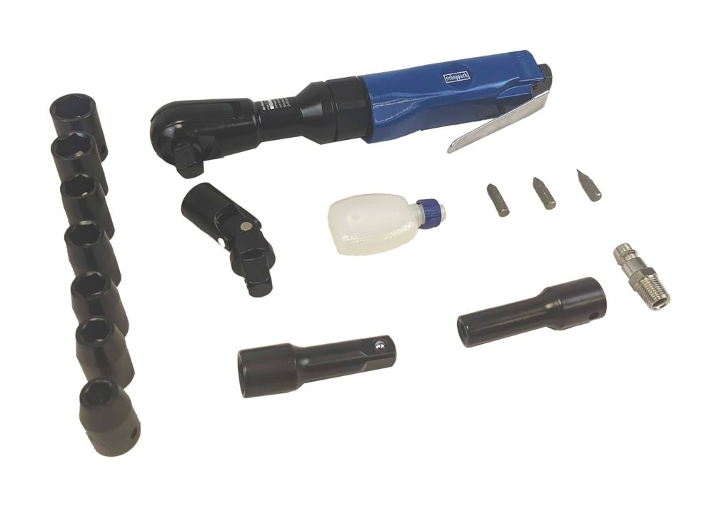 Image of Scheppach 7906100718 1/2" Drive Air Ratchet Kit 