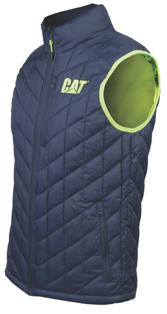 Image of CAT Insulated Body Warmer Detroit Blue X Large 46-48" Chest 