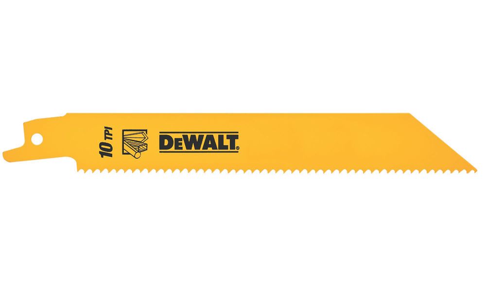 Image of DeWalt DT2345-QZ Multi-Material Reciprocating Saw Blade 152mm 5 Pack 