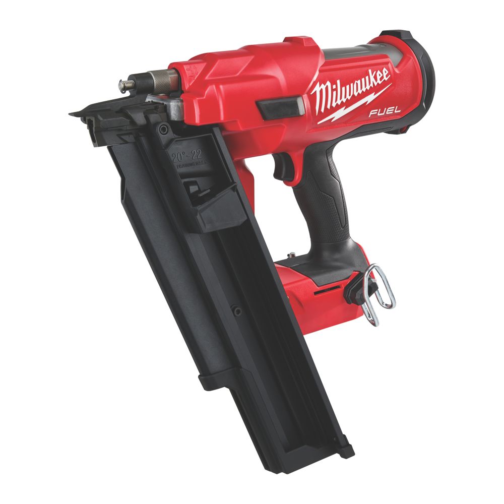 Image of Milwaukee M18FFN21-0C 3.7mm 18V Li-Ion RedLithium Brushless First Fix Cordless Nail Gun - Bare 