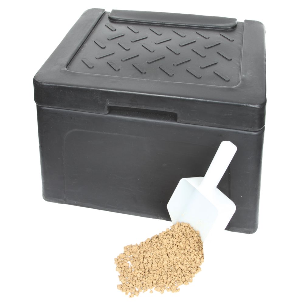 Image of Grit Bin Kit Black 30Ltr 