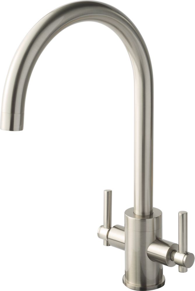 Image of Clearwater Rococo Monobloc Mixer Tap Brushed Nickel PVD 