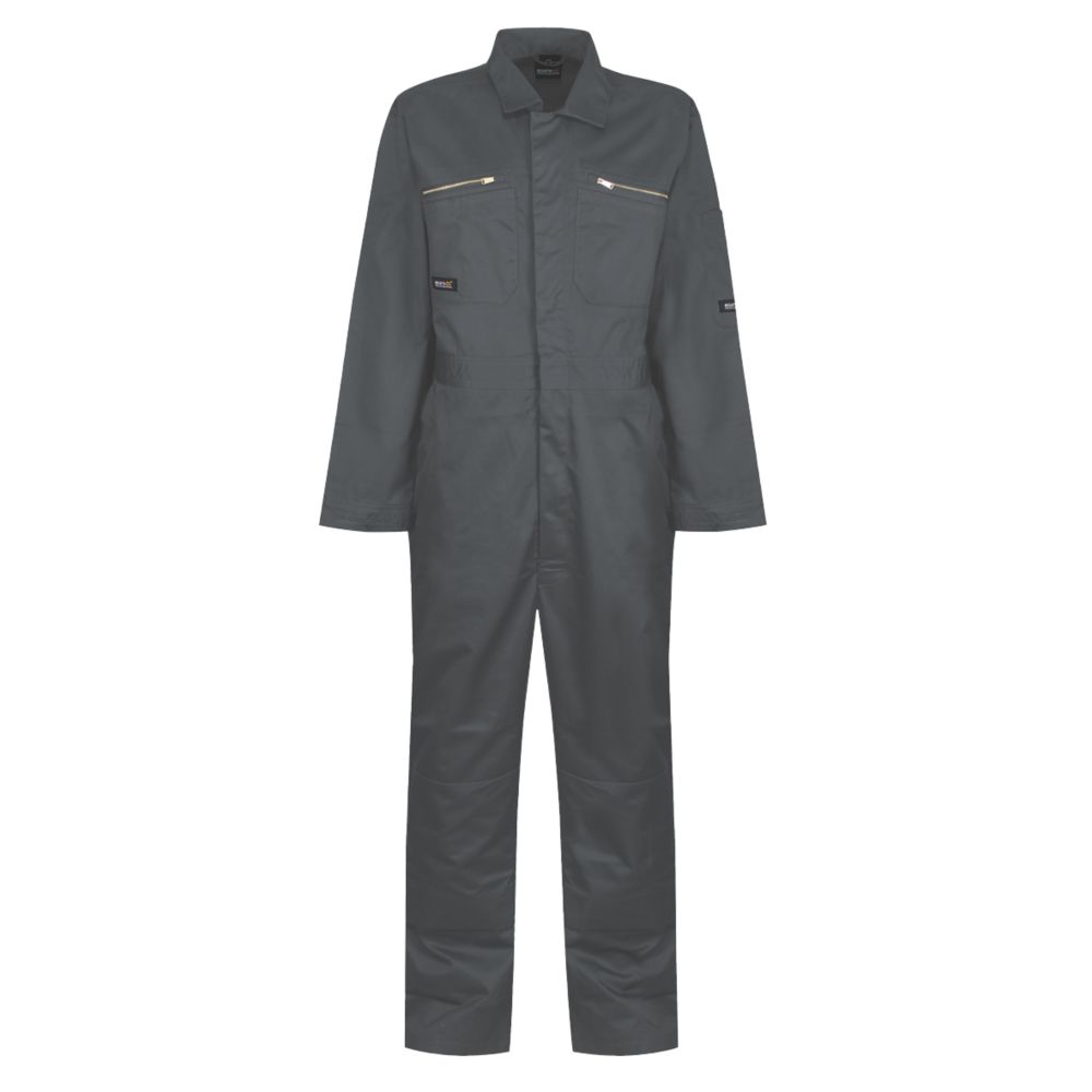 Image of Regatta Zip Fasten All-in-1s Coverall Sage Small 38" Chest 34" Leg 
