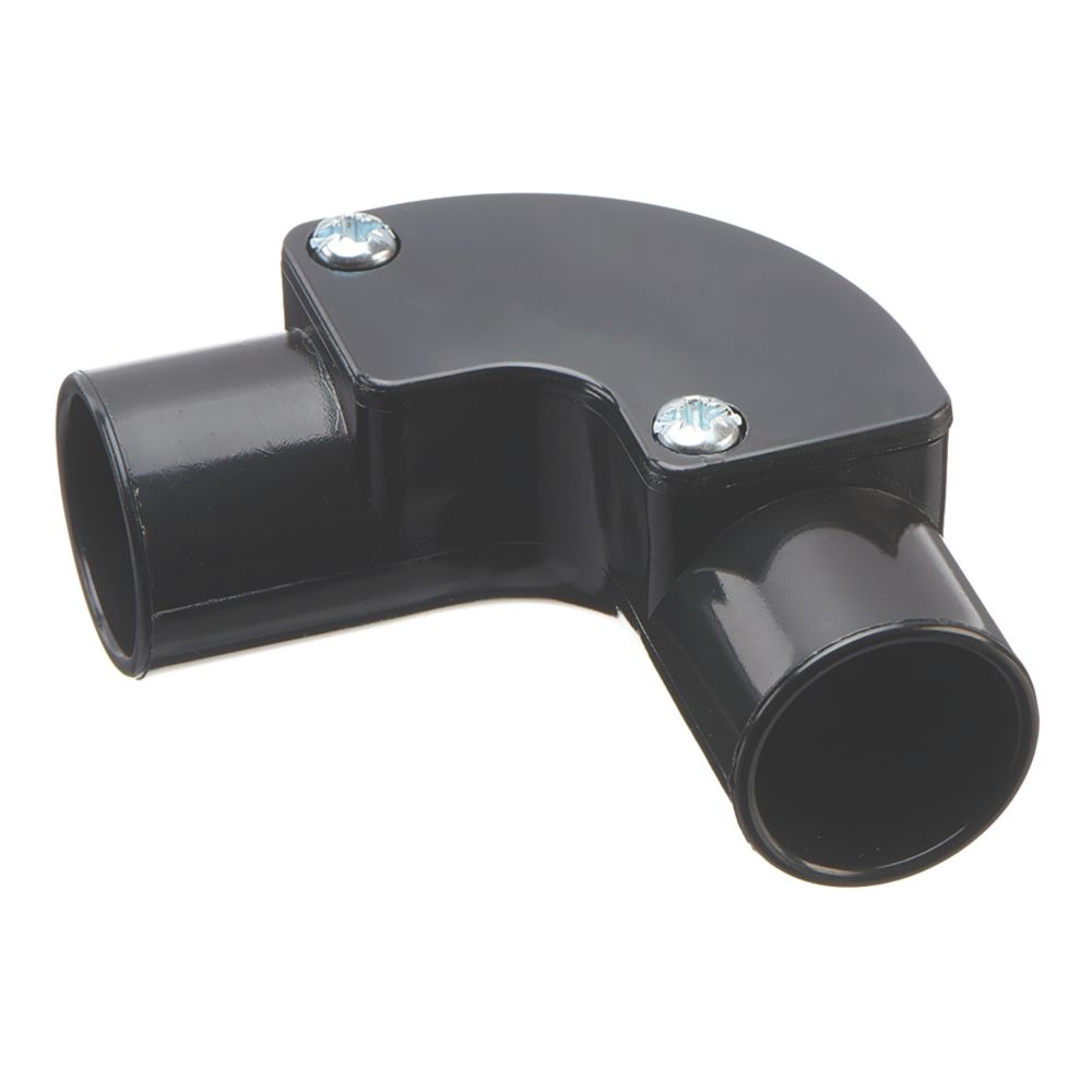 Image of Deta TTE Black Inspection Elbow 20mm 