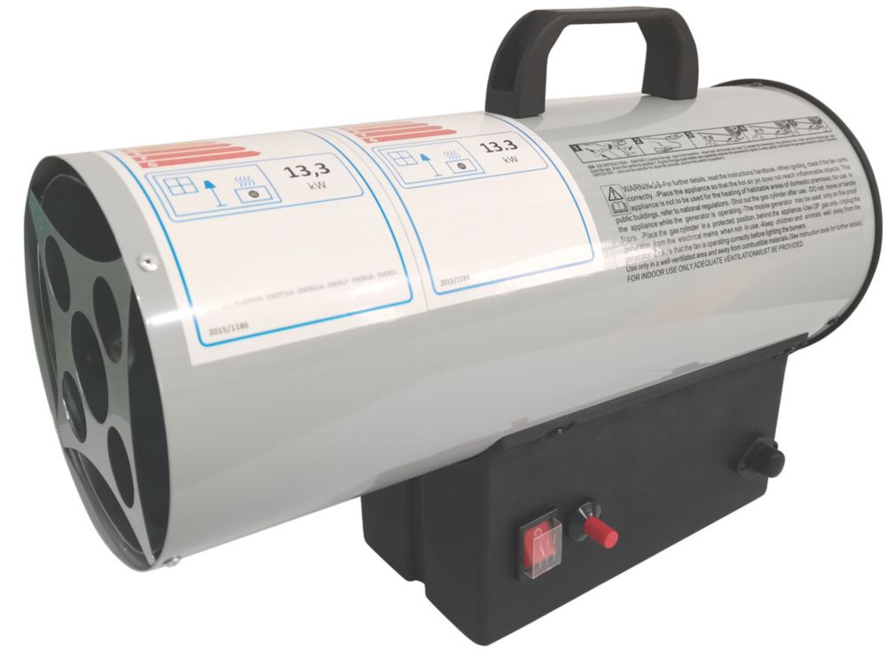 Image of Portable Grey LPG Space Heater 13.3kW 